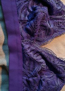 Purple Lace Bra