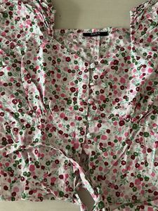 Zara Cotton Ladies Crop Top