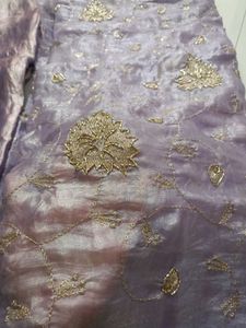 beautiful Lilac suit with cutdana handwork