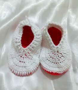 Handmade Crochet Baby Booties