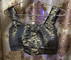 Elegant Brocade handmade Blouse
