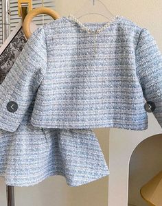 Baby Girls Tweed Skirt Set