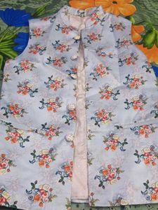 Floral Print Nehru Jacket