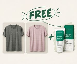 2 Men's Striped T-Shirt👕 + 🔥Free face wash🧴🔥