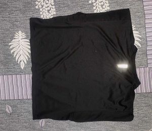 Black Ribbed Sleeveless Top
