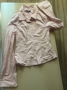 WESTSIDE NUON Chic Pink Button-Up Shirt