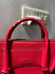 Allen Solly Red Handheld/ Sling Bag
