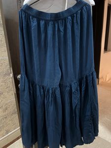 Be Indi Navy Embroidered Plazzo Set