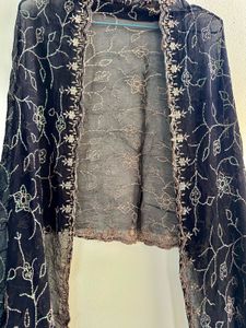Black beautiful embroidered motif Suit Pallazo set