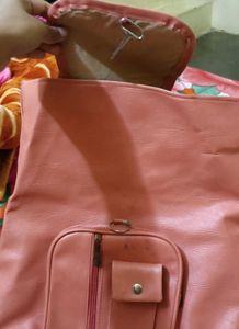 Peach Backpack