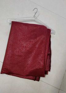 Elegant mehroon Embroidered Dress Material