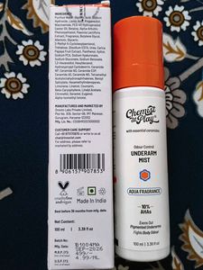 Chemist at Play Underarm Mist