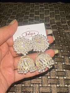Pearl navratri special jhumke 🤍🤍
