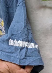 Vintage Blue Graphic T-Shirt 2014