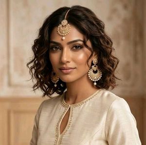 Exquisite Ethnic Kundan Jewellery Set