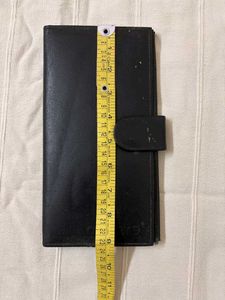 Black Leather Bifold Wallet