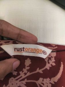 Rust orange Maroon &amp; Beige Suit Set