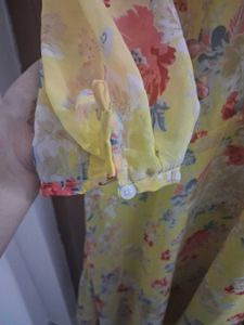 Floral Yellow Dress
