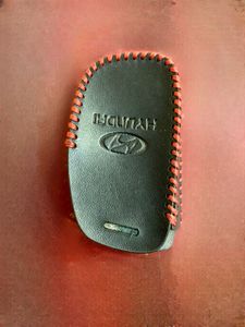 Premium Leather Hyundai Key Fob Cover
