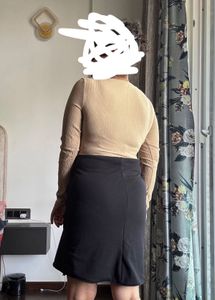 Ribbed Long Sleeve dress