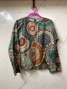A Multicolour Top, With Full Sleeves