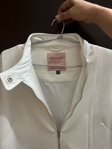 Elegant White Women's Jacket