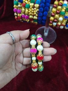Vibrant Thread Bangles Set ( combo of 4 for 200)