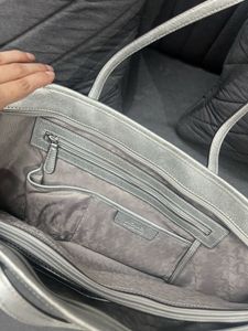 Michael Kors Silver Jet Set Travel Tote Bag