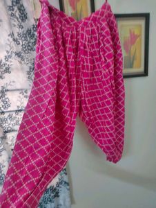ITSE Vibrant Pink Printed Kurta Set