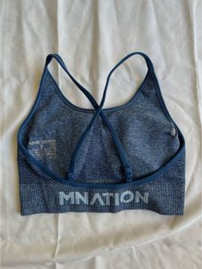 Blue Sports Bra