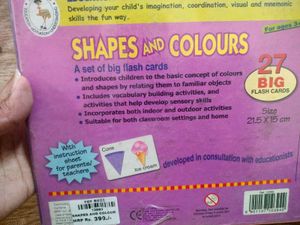 Shapes and Colours Flash Cards