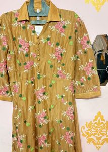 Beautiful Floral Print Maxi Dress
