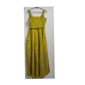 Yellow Embroidered Lehenga Choli