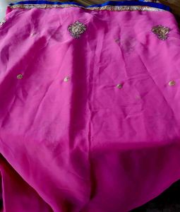 Pink Colour Saree