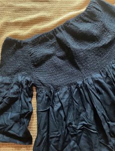 Women's Off-Shoulder Smocked Top
