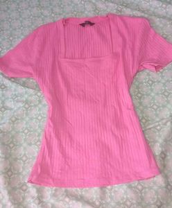 Pink coquette aesthetic fitted top ✨️