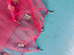 pink 🩷/green 💚 dupatta