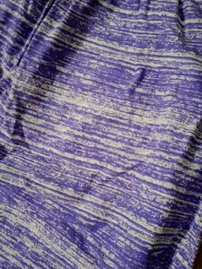 Purple Striped Straight Palazzo Pants