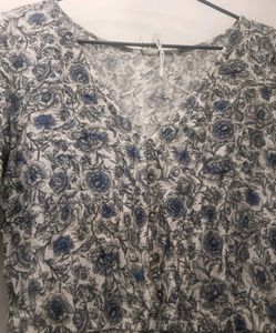 Floral Print Romper