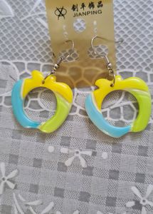 Vibrant apple shaped neckpiece &amp; danglers Set
