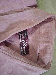 Men's Pink Long Sleeve Shirt