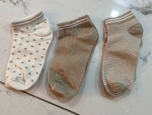 Cute Anklet Socks - 3 Pairs