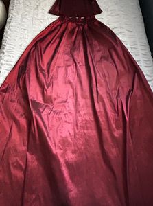 Burgundy Two-Piece Outfit