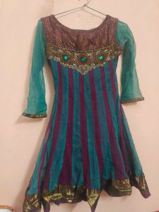Designer Anarkali Kurta with Embellishments