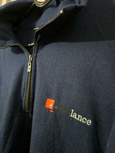 Mindlance Embroidered Quarter-Zip Sweatshirt