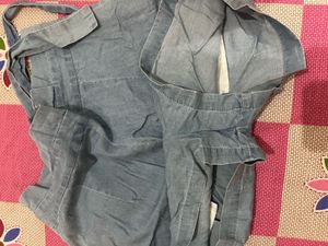 Light Wash Denim Shorts