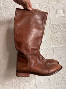 Brown Leather Boots