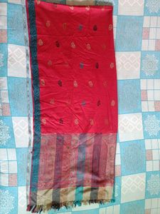 Red Wool Shawl