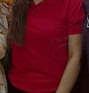 "Men's Red polo T-shirt "