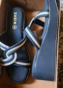 Sparkly Wedge Sandals